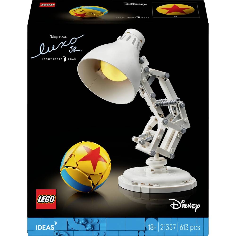 LEGO® IDEAS Disney Pixar Luxo Jr objet de décoration de bureau pour cinéphile branché