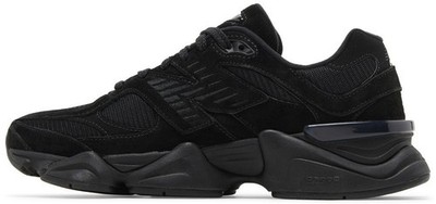 Size 13 - New Balance 9060 Triple Black Suede for sale online | eBay