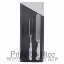 Wusthof Classic 2-Piece Straight Carving Set - White, MSRP $305