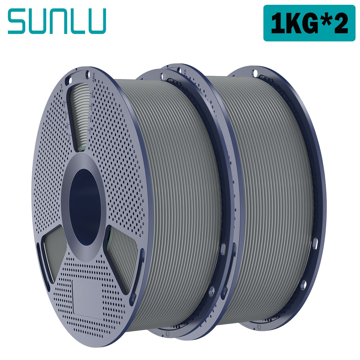 SUNLU 2x1KG PETG 3D Drucker Filament 1,75mm PETG 2KG Mehrfarbig Keine Blase