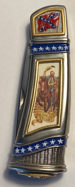 Franklin Mint Maj. Gen. J.E.B Stuart (Civil War) folding knife | eBay