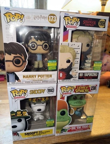 Funko Pop Limited Edition Summer Convention Lot Harry Potter Snoopy + More