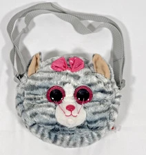 Ty Fashion Collection Kiki Kitty Purse Gray and White 2018