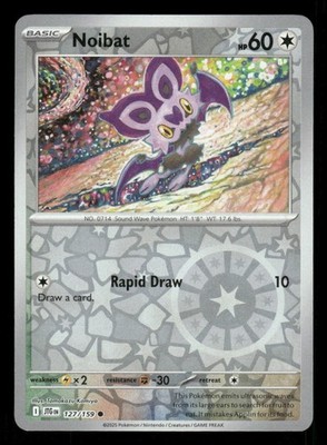 Noibat 127/159 C Journey Together Reverse Holo NM/M Pokemon