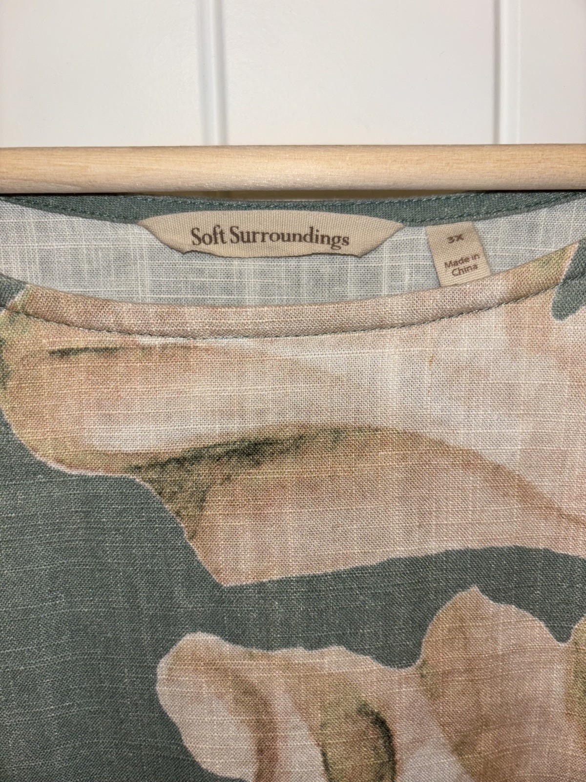 Soft Surroundings Fleur Patchwork Linen Lyocell T… - image 5