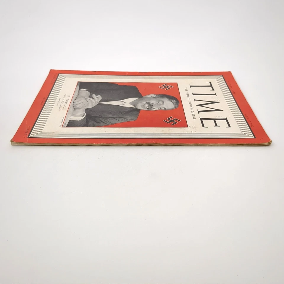 Time Magazine Hitler Laval Vichy WWII News Weekly Magazine 1942 - Image 4 of 4