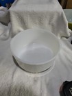 2 Vintage Glasbake for Sunbeam Large White Milk Glass Mixer Mixing Bowls — photo 10
