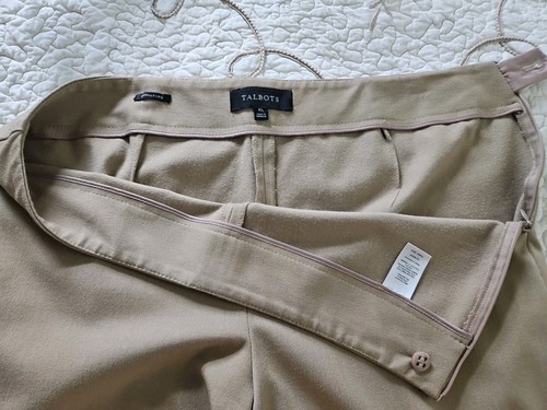 Talbots Signature Tan Dress Pants Size 10L - Picture 3 of 4