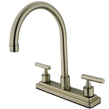 Kingston Brass KS879.CMLLS Manhattan 1.8 GPM Standard Kitchen - Nickel