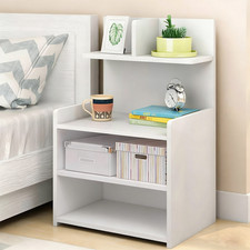 Bedside Table Drawer Cabinet End Side Table Bedroom Furniture Storage Nightstand