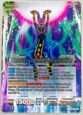 dragon ball super card game beerus Beerus, Path of Destruction - Promotion Cards
