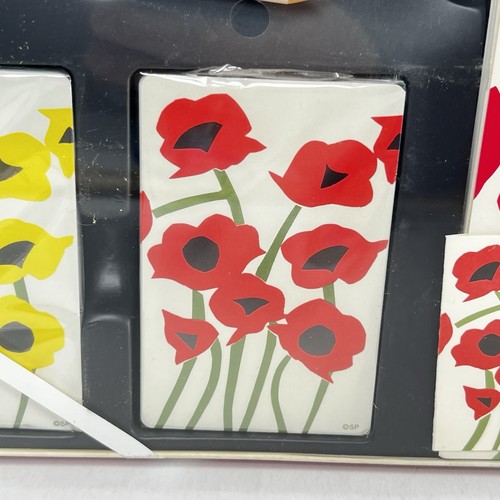 Vtg Stancraft Anita Beck Bridge Gift Pack 2 Decks Playing Cards Score Pad Flower - Picture 4 of 9