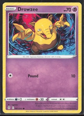 2021 Sword & Shield - Evolving Skies Drowzee Basic/Common #61