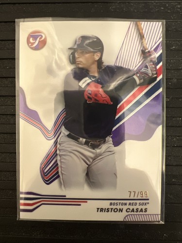 Triston Casas 2024 Topps Pristine PURPLE REFRACTOR #31 77/99