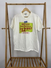 VTG Blockbuster Employee Issued Hottest New Releases Ask Me Now T-Shirt Size L