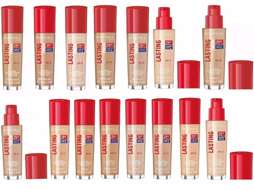 Rimmel Foundation Lasting Finish 25HR Full Coverage SPF20 30ml Choose Your Shade - Picture 1 of 14