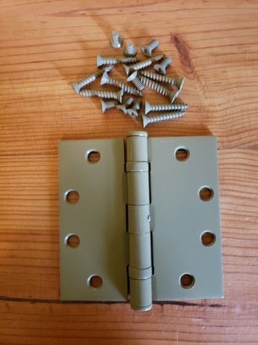 Menge 3 Stanley #FBB179-4,5" Schwerlast Türscharnier, Militärgrau - Bild 4 von 5