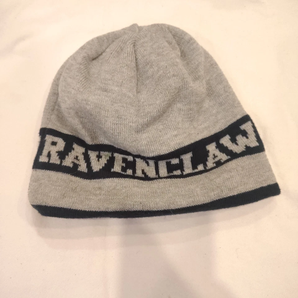  Gorro de punto reversible Ravenclaw gris azul H1 Foto 3 de 4