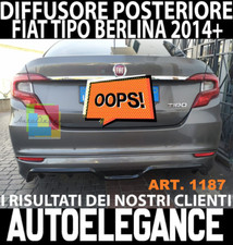 Fiat Tipo Hinten Diffusor Für Limousine 4 Türer 2014 + ABS