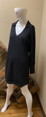Express Ladies Black Light Weight Sweater Dress NWT Size XS