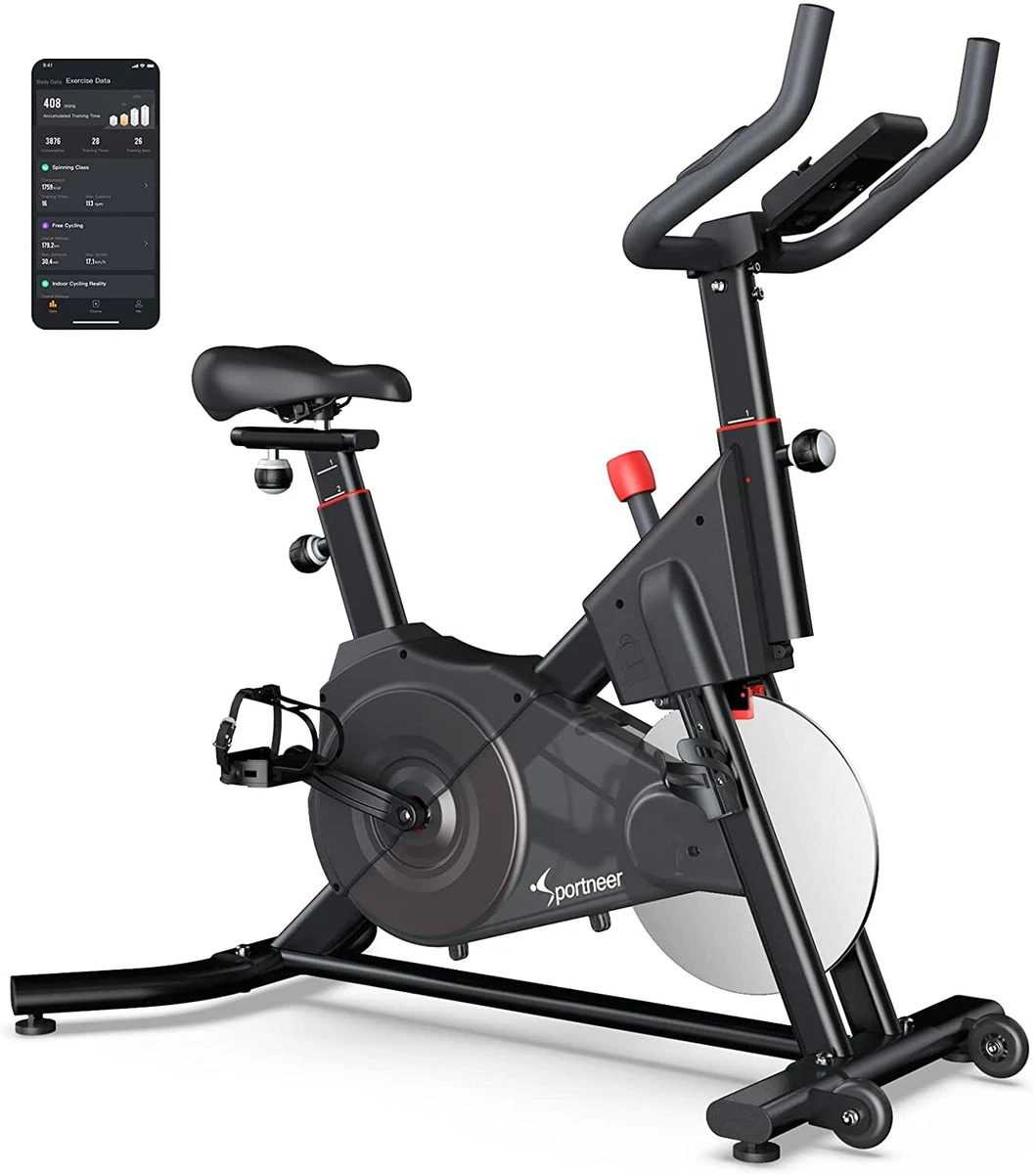 Sportneer Exercise Bike Quiet Indoor Cycling Bike Stationary Magnetic Resista