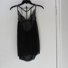 Black Sheer See Through Babydoll Lingerie Size XL