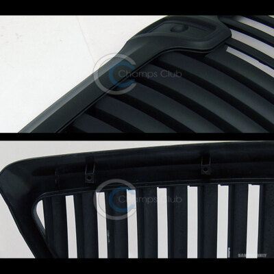 Glossy Black Vertical Front Bumper Grill For 1998-2002 Lincoln Navigator – GTRacers