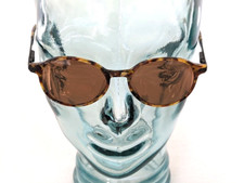 Serengeti Raffaele Sunglasses 6322 Round Tortoise Shell Rim, New with case