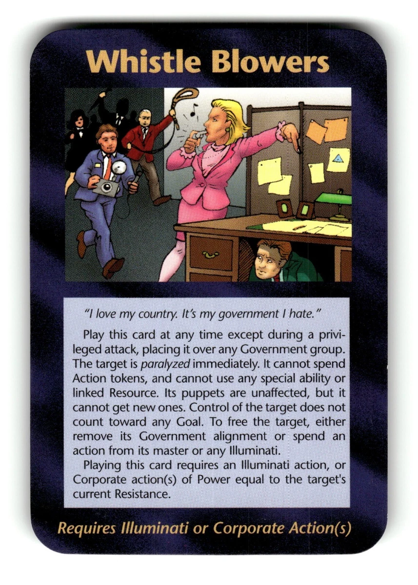 Illuminati: New World Order Trading Card Games in English Just