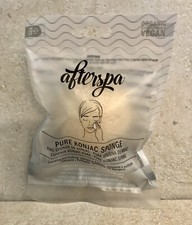 After Spa Pure Konjac Sponge Organic Vegan - For Your Face - New In Package