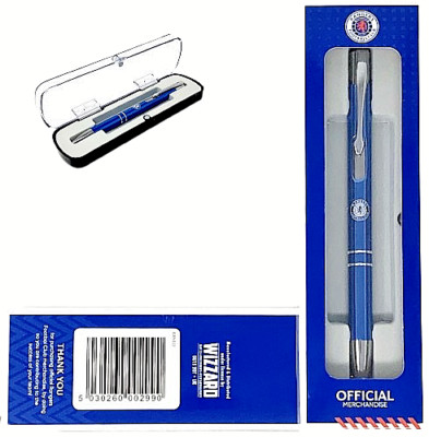 Rangers FC Executive Black Ink Ball Point Pen RFC Complete Gift Box