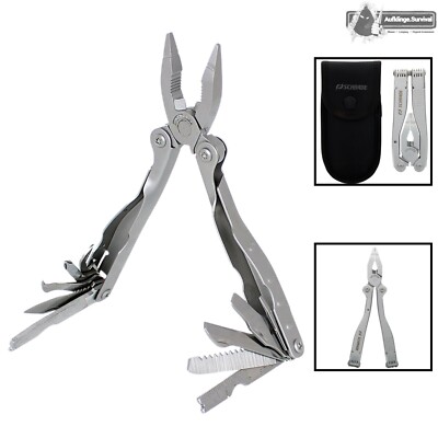 Multitool Schrade Tough Tool 20 Werkzeuge Multifunktionswerkzeug Outdoor Scheide