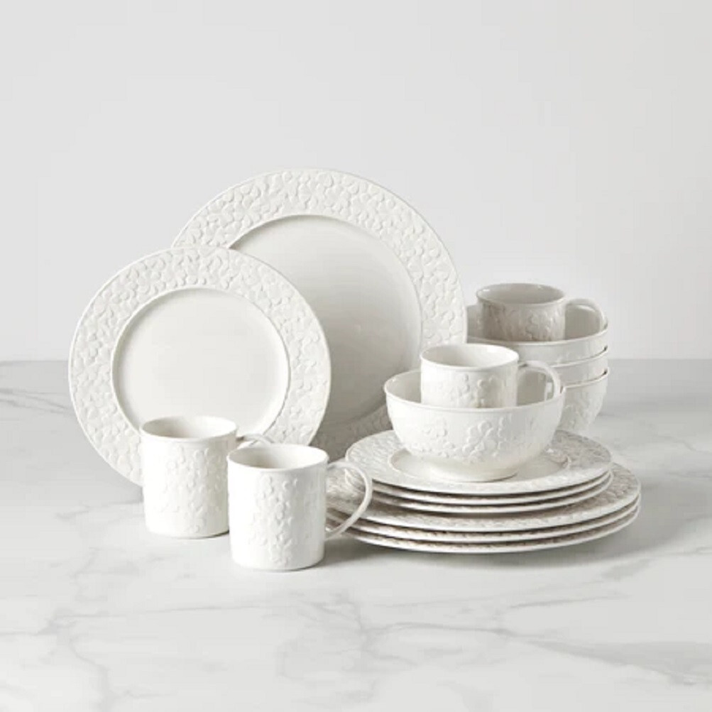 Lenox China Kate Spade Blossom Lane 16 Piece Dinnerware Set - N/O