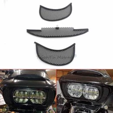 Motorcycle fairing accessories vent grill fit for Harley Road Glide FL 15+ Black