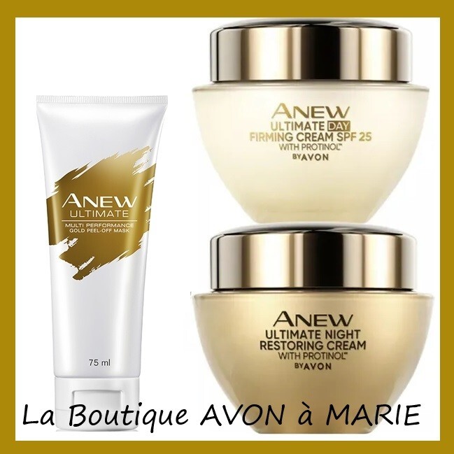 Creme de Jour et Nuit Avon Anew Ultimate Masque Soin Anti-Rides Premium