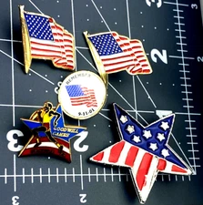 VTG. Keychains American Flag Seattle Goodwill Games 1990, Remember 9-11-01  jn