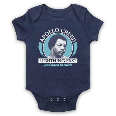 APOLLO CREED BLITZSCHNELL ROCKIG INOFFIZIELL BOXEN BABY WACHSEN BABYANZUG GESCHENK