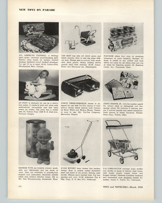 1958 PAPER AD Tru-Vue 3 D Three Dimensional Film Viewer