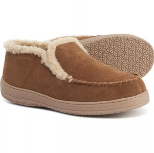 clarks suede men's moccasin slippers