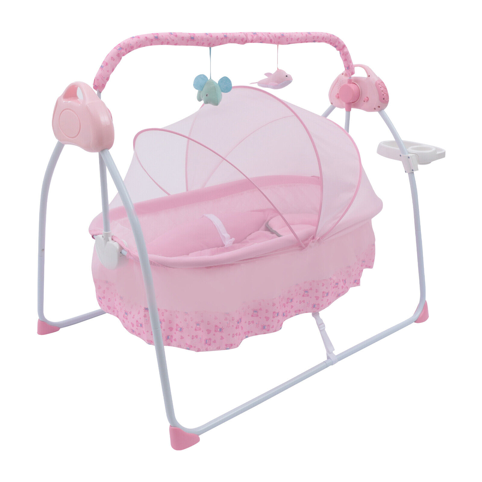 25KG Elektrische Bluetooth Babywippe Babywiege Babybett Stubenwagen Babyschaukel