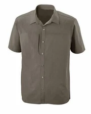 North End Sport Red 88675 Men's Charge Recycled Poly. Performance S/S Black Lg