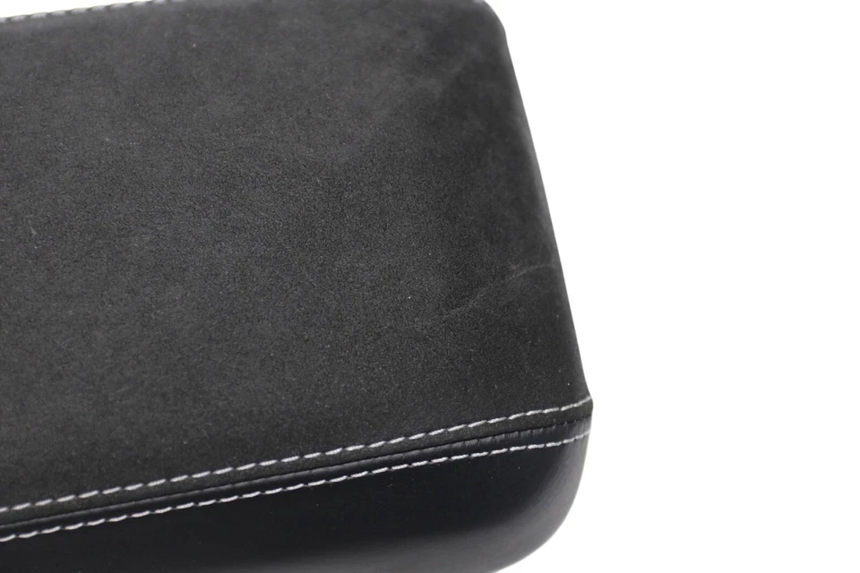 Porsche 718 Cayman GT4 cuero y tapa de consola central Alcantara 2020-2024 OEM Foto 2 de 4