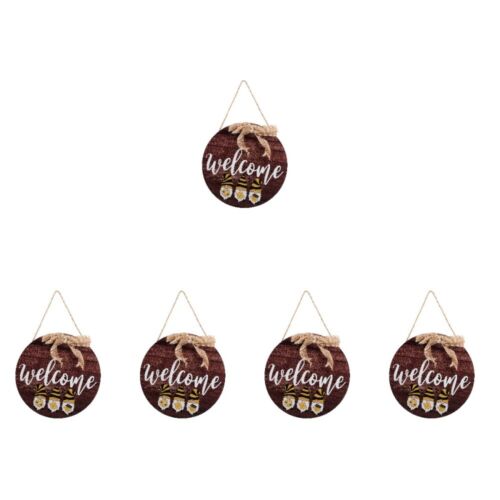 5 Count Rope Listing Fall Wood Thanksgiving Sign Outdoor Decor
