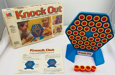 1978 Knock Out Game by Milton Bradley Complete in Very Good Cond FREE SHIPPING