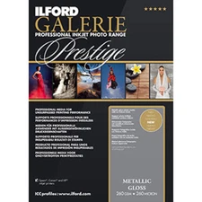 Ilford GALERIE Prestige Metallic Gloss Paper 8.5x11 25 Sheet Box