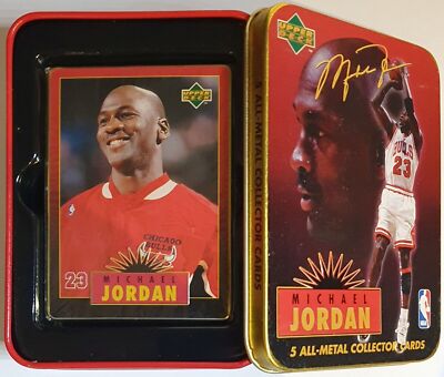 upper deck michael jordan 5 all metal collector cards worth