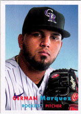 2021 Topps Archives #3 German Marquez - Colorado Rockies