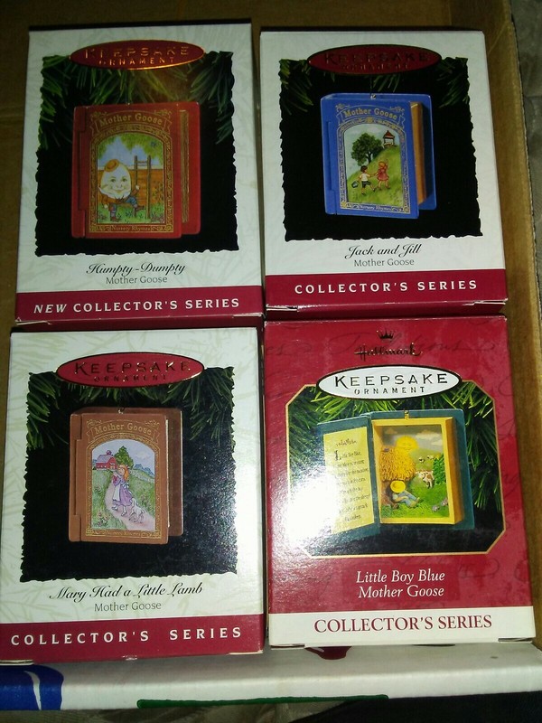 Lot Of 4 Hallmark Keepsake Mother Goose Collectors Series