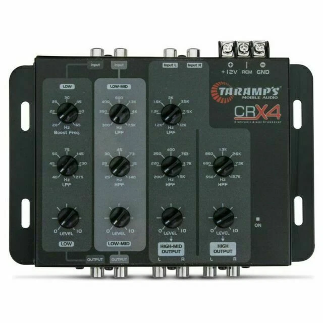 Taramp's CRX4 4-way Electronic Car Audio Crossover