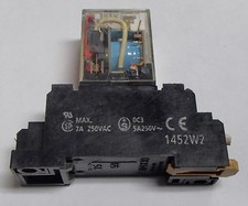 Omron MY21N Relay 8-Blade 24VDC with Socket  USED Cut Out
